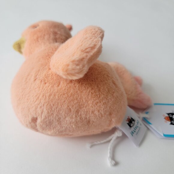 Jellycat Fluffy Chicken - perfect condition, Spring Plush Stuffed Animal, new - Picture 3 of 14